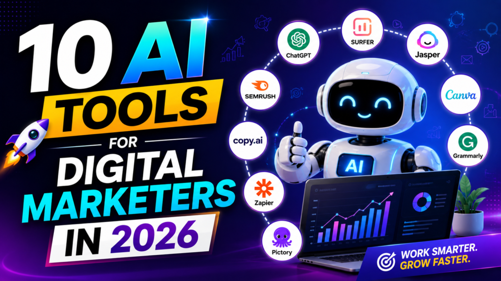 10 AI Tools for Digital Marketers in 2026