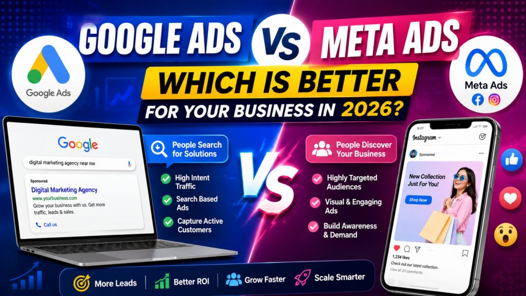 GoogleAds vs MetaAds: Which Is Better for Your Business in 2026?
